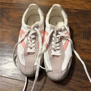 Tretorn Pink and White Women's Sneakers